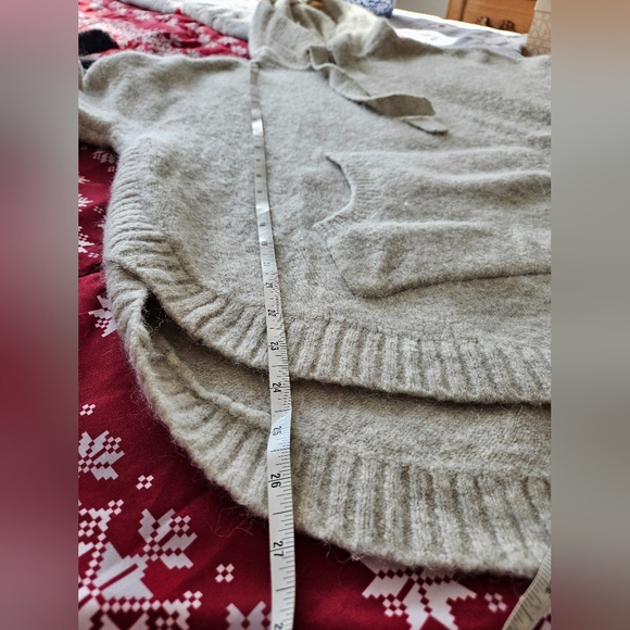 Women's Madewell Wool Blend Hooded Sweater - Picture 4 of 6